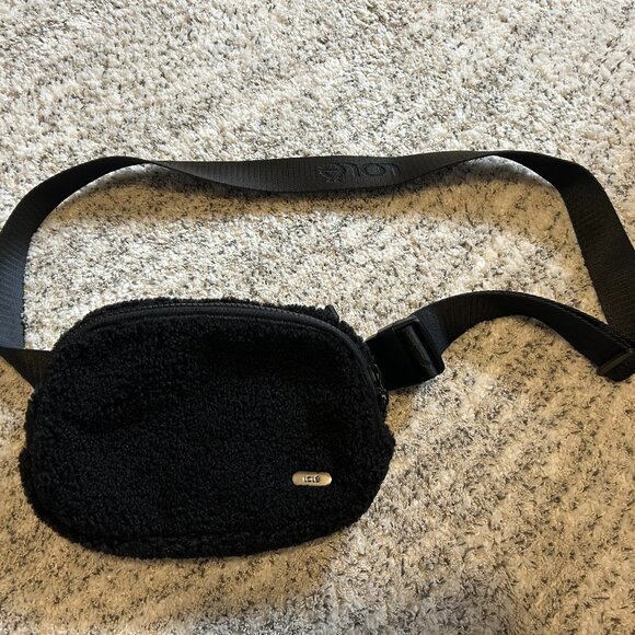 Lole Handbags - Fluffy Black Belt Bag!